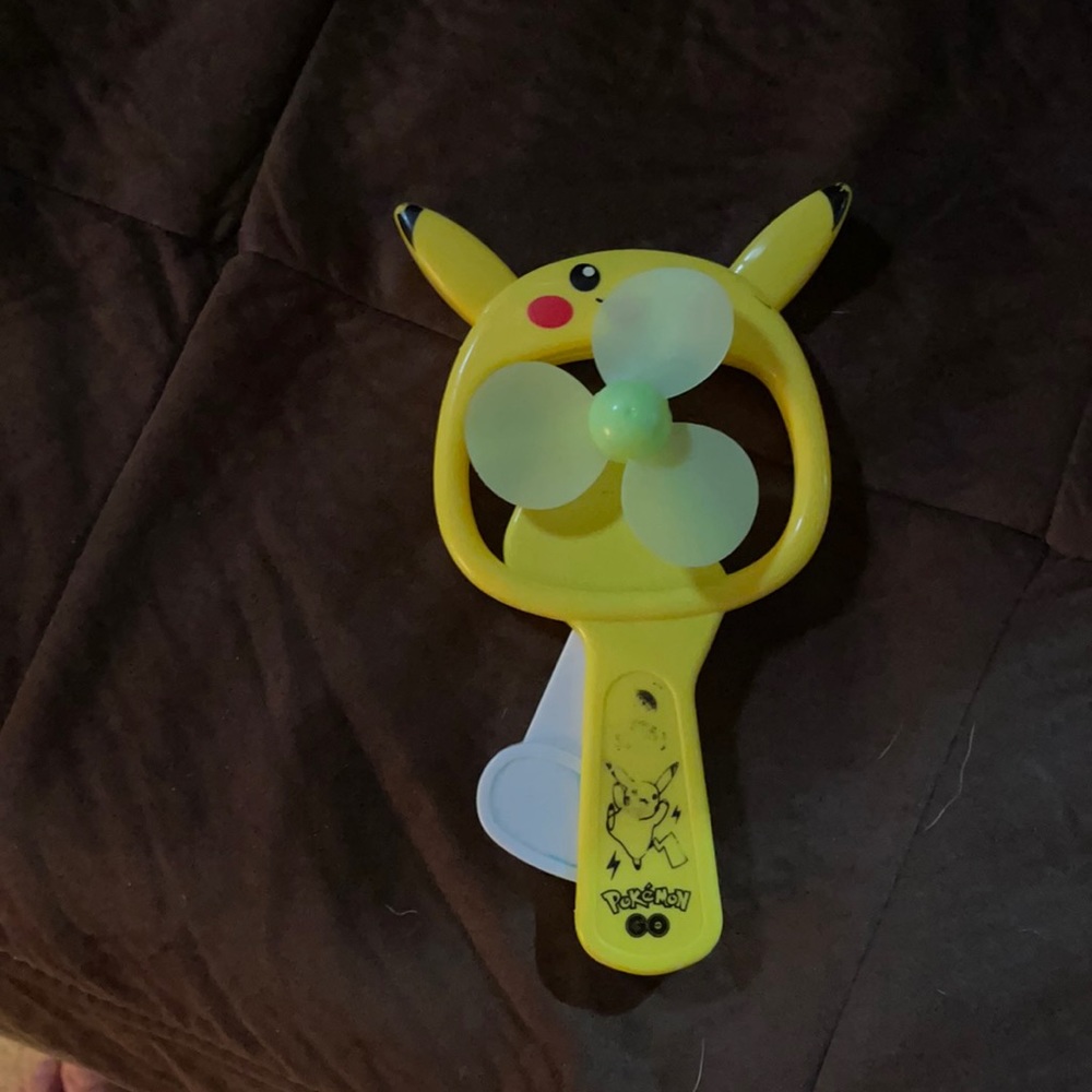 On hold kaileah35 picachu hand fan